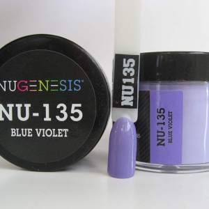 Nugenesis Dipping Powder, NU 135, Blue Violet, 2oz MH1005
