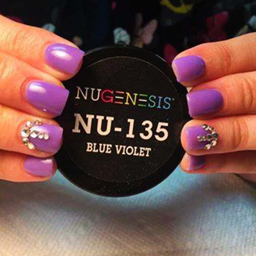 Nugenesis Dipping Powder, NU 135, Blue Violet, 2oz MH1005