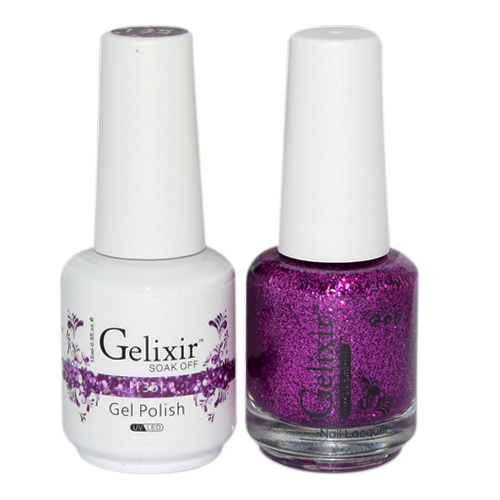Gelixir Nail Lacquer And Gel Polish, 135, 0.5oz