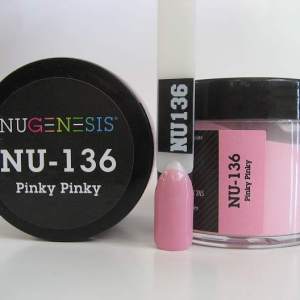 Nugenesis Dipping Powder, NU 136, Pinky Pinky, 2oz MH1005
