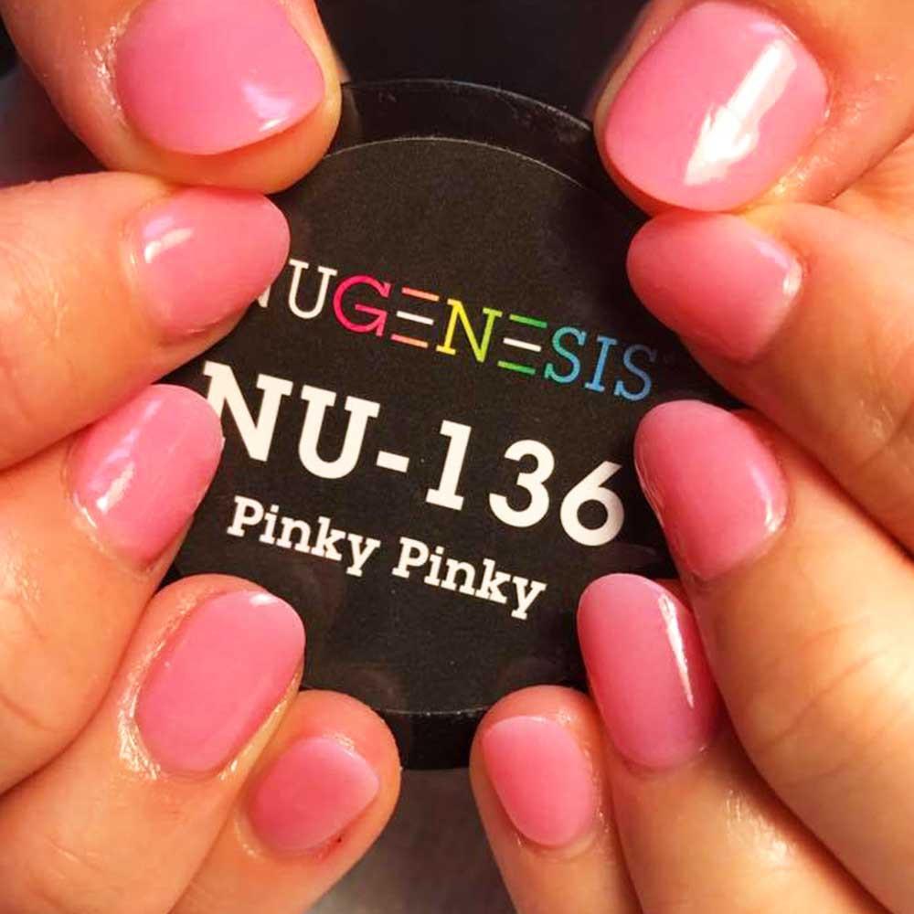 Nugenesis Dipping Powder, NU 136, Pinky Pinky, 2oz MH1005