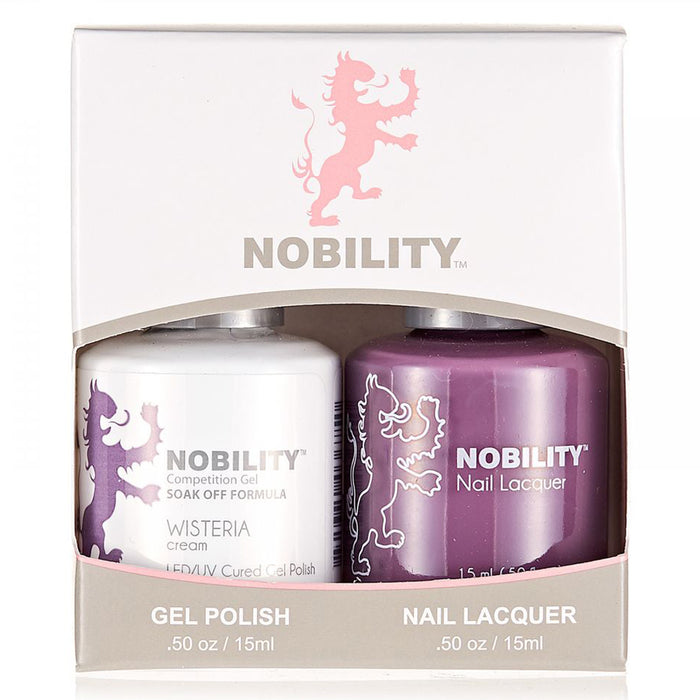 LeChat Nobility Gel & Polish Duo, NBCS136, Wisteria, 0.5oz KK