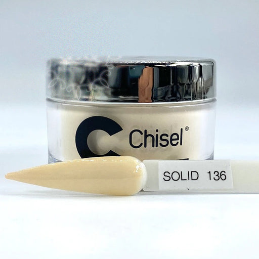 Chisel 2in1 Acrylic/Dipping Powder, (Pastel) Solid Collection, SOLID136, 2oz OK0831VD