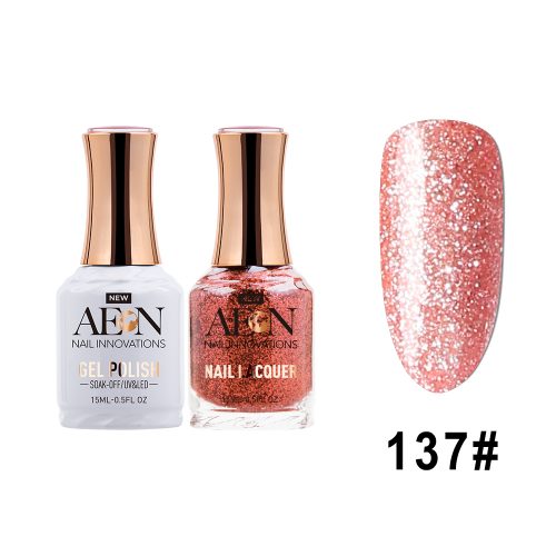 AEON Gel Polish + Nail Lacquer, 137, Seventeen, 0.5oz OK0326LK