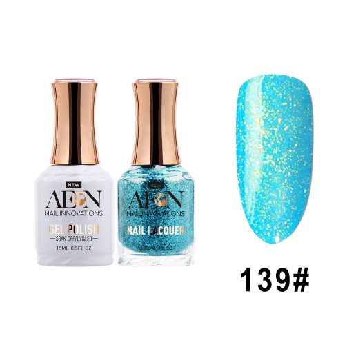 AEON Gel Polish + Nail Lacquer, 139, Under The Sea, 0.5oz OK0326LK