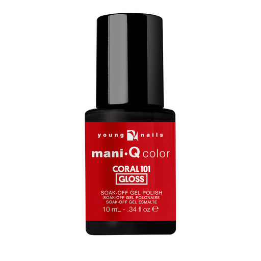 Young Nails Gel Polish, ManiQ Color Collection, MC30017, Coral 101, 0.34oz OK0904LK
