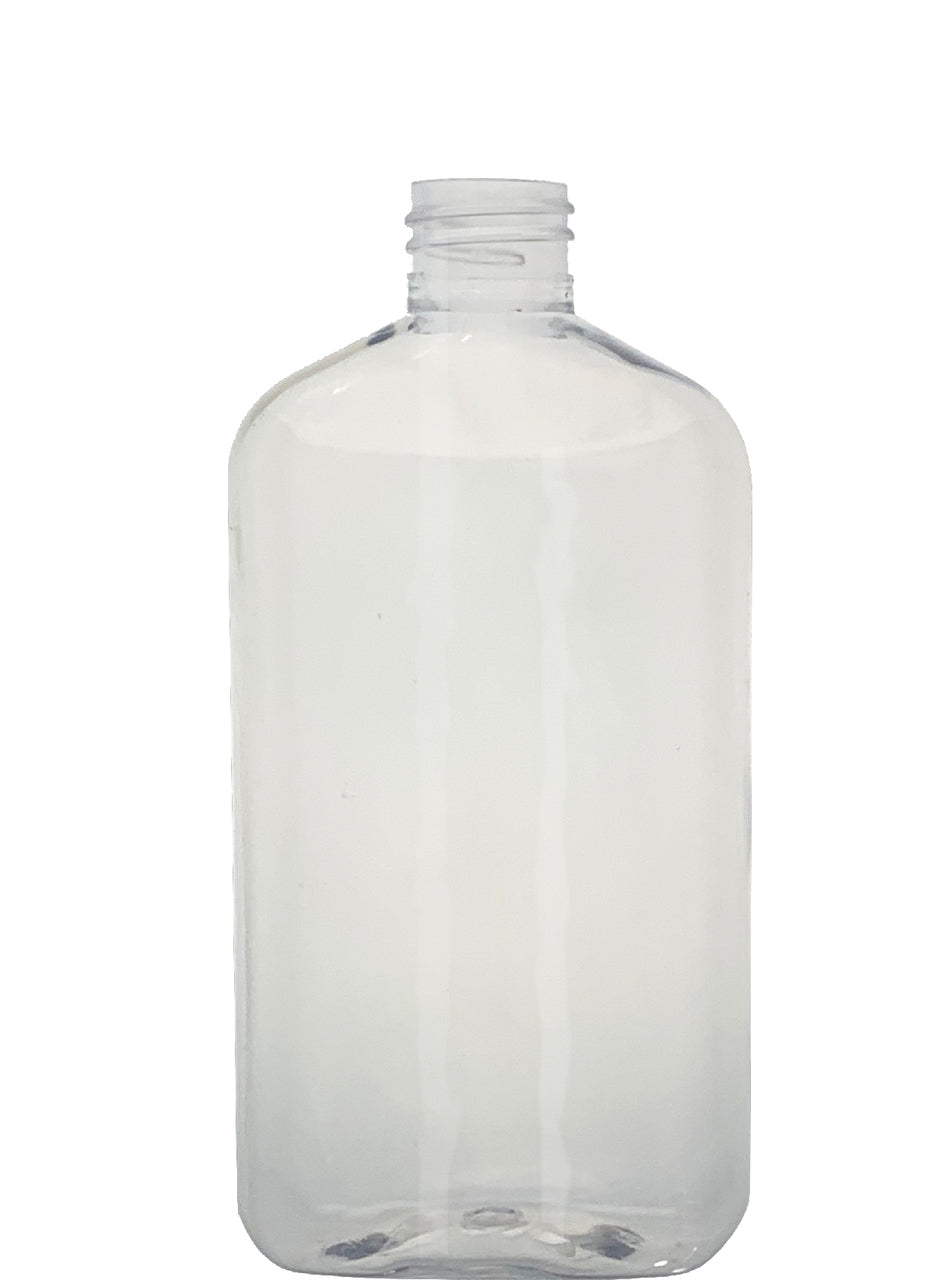 Parkway Metric Oblong PET Plastic Bottle, 28mm - 16.66oz (514ml) OK0327LK