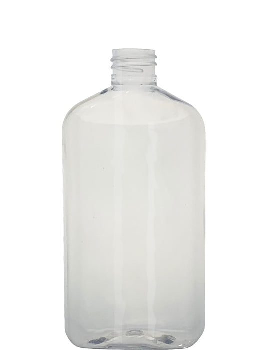 Parkway Metric Oblong PET Plastic Bottle, 28mm - 16.66oz (514ml) OK0327LK