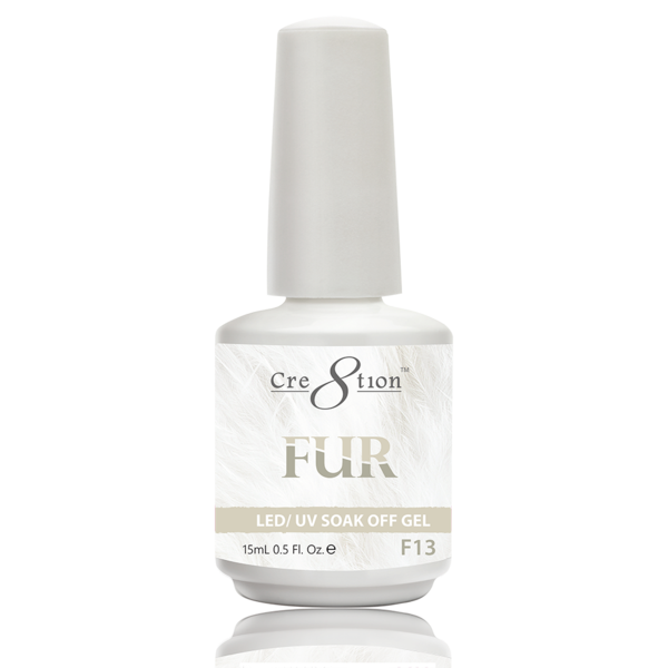 Cre8tion Fur Gel Polish, FUR13, 0916-0522, 0.5oz KK0824
