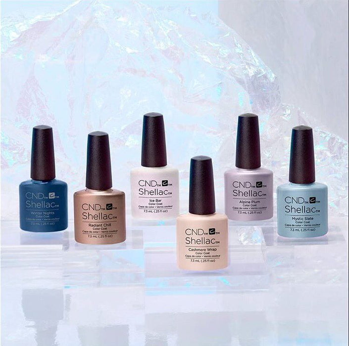 CND Shellac Gel Polish, 91684, GLACIAL ILLUSION Collection 2017, Mystic Slate, 0.25oz