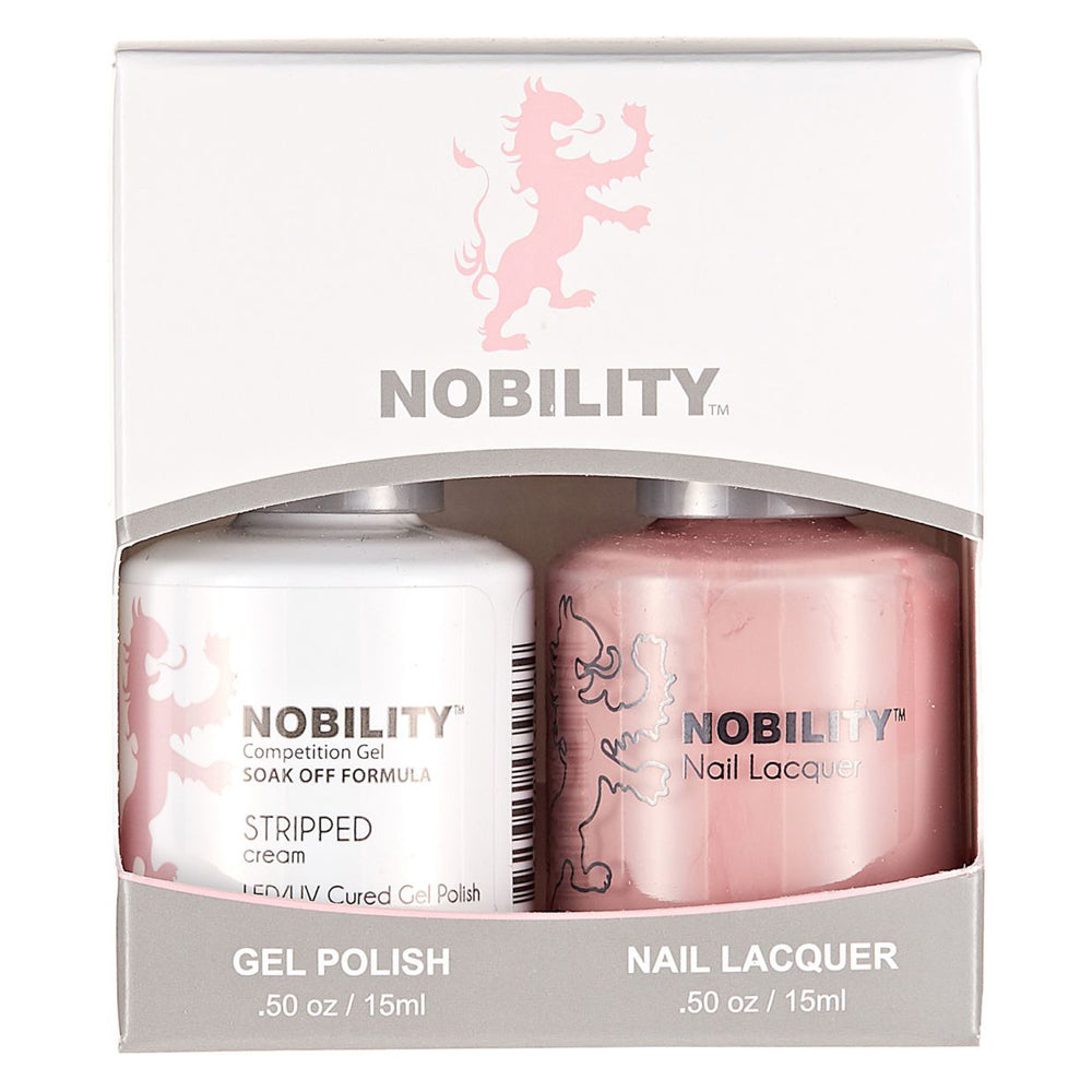 LeChat Nobility Gel & Polish Duo, NBCS140, Stripped, 0.5oz KK0906