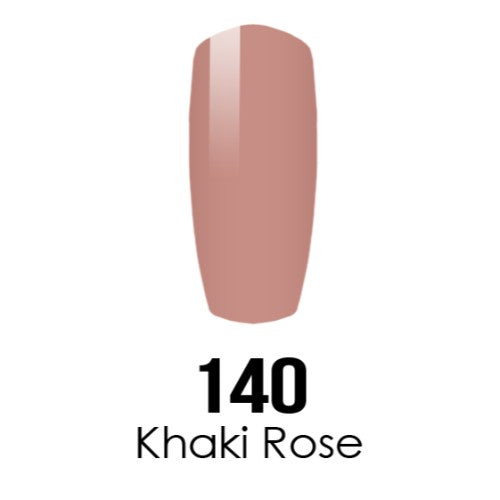 DC Nail Lacquer And Gel Polish, DC 140, Khaki Rose, 0.6oz MY0926