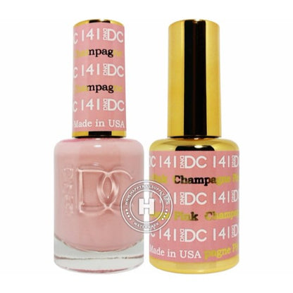 DC Nail Lacquer And Gel Polish, DC 141, Pink Champagne, 0.6oz MY0926