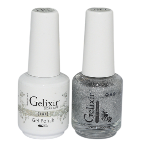 Gelixir Nail Lacquer And Gel Polish, 141, 0.5oz