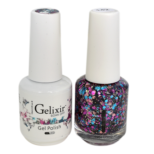 Gelixir Nail Lacquer And Gel Polish, 142, 0.5oz KK1010