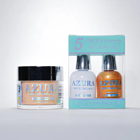 Azura 3in1 Dipping Powder + Gel Polish + Nail Lacquer, 143