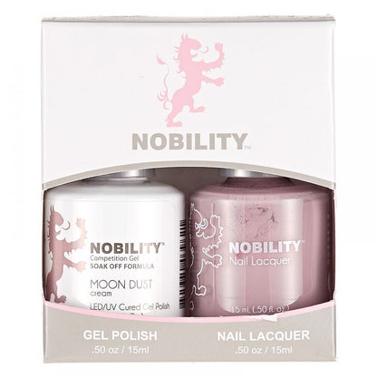 LeChat Nobility Gel & Polish Duo, NBCS144, Moon Dust, 0.5oz KK0906