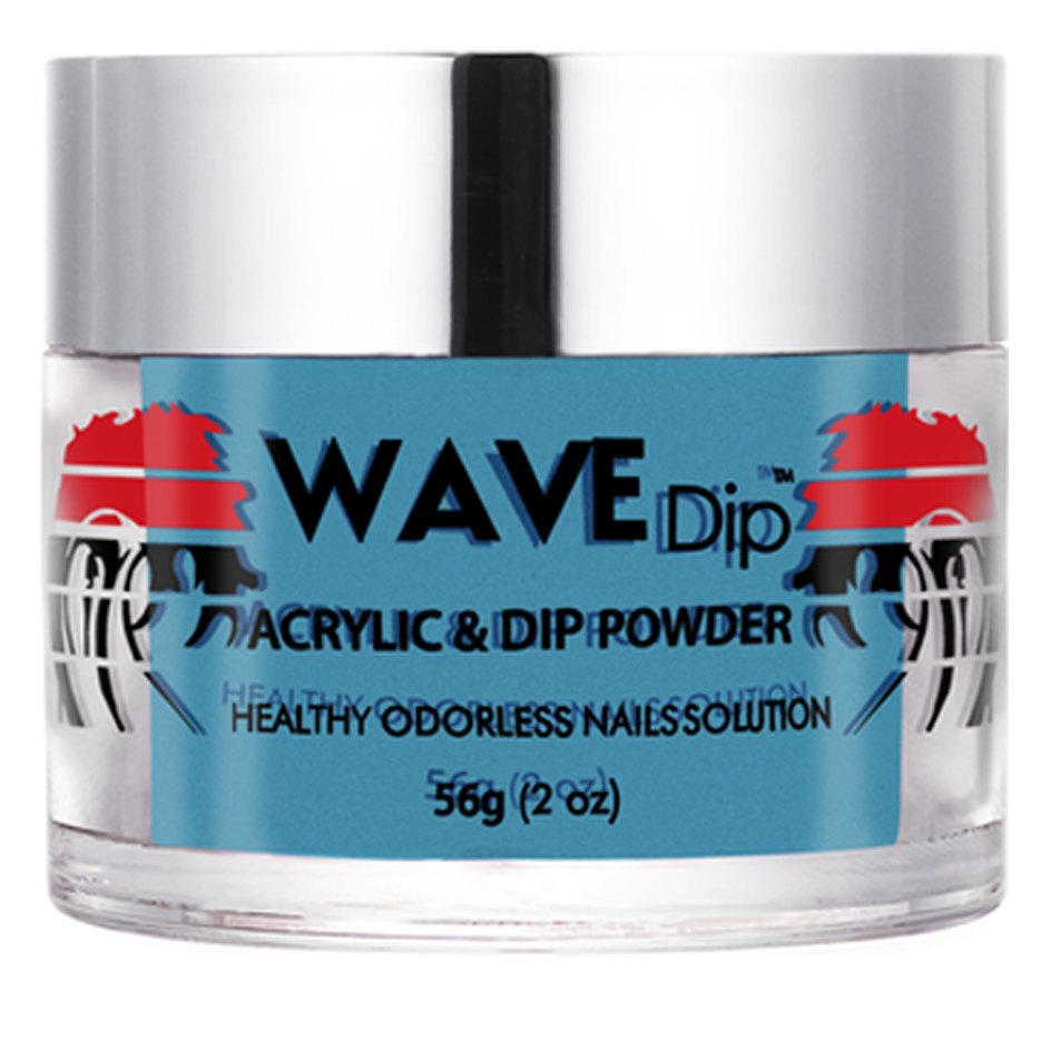 Wave Gel Acrylic/Dipping Powder, Simplicity Collection, 144, Holy Azul!, 2oz