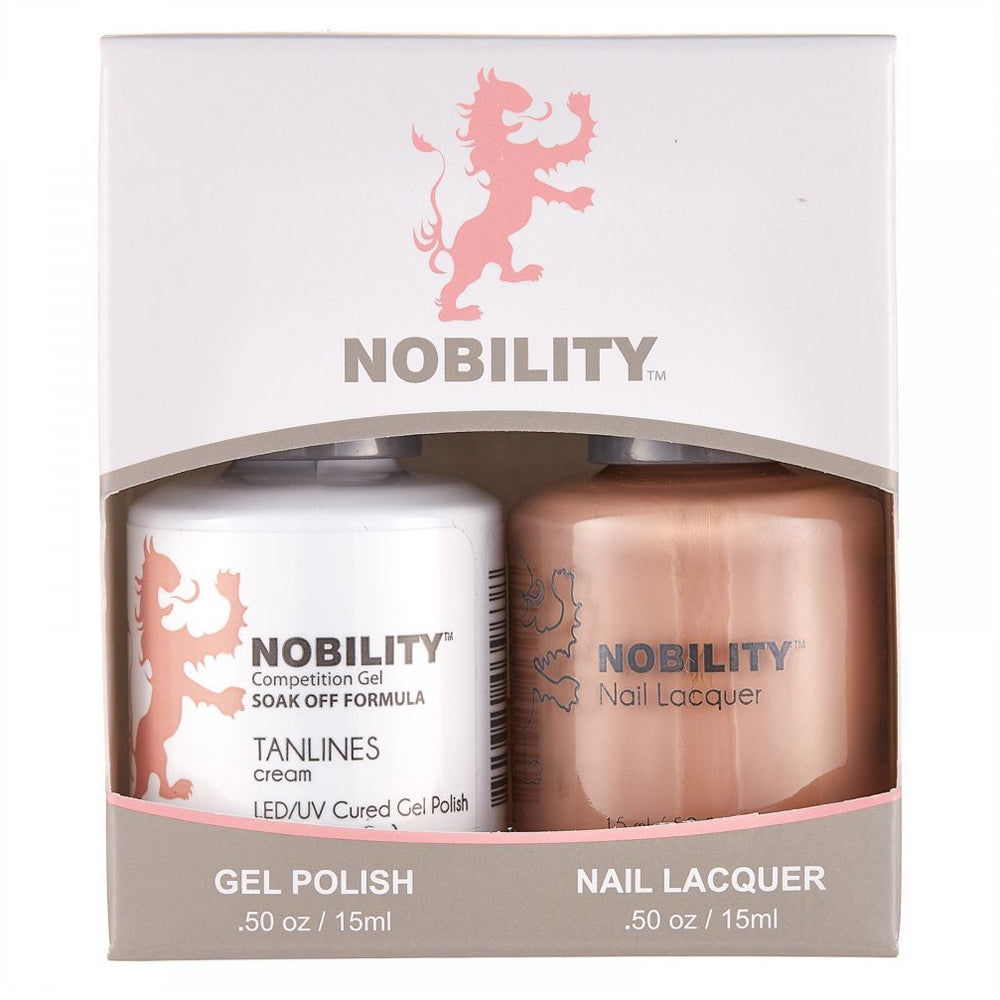 LeChat Nobility Gel & Polish Duo, NBCS145, Tanlines, 0.5oz KK0906