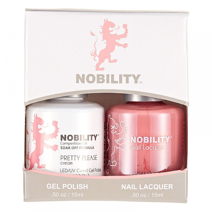 LeChat Nobility Gel & Polish Duo, NBCS147, Pretty Please, 0.5oz KK0906