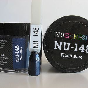 Nugenesis Dipping Powder, NU 148, Flash Blue, 2oz MH1005