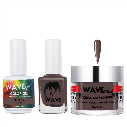 Wave Gel 4in1 Acrylic/Dipping Powder + Gel Polish + Nail Lacquer, SIMPLICITY Collection, 149, Express