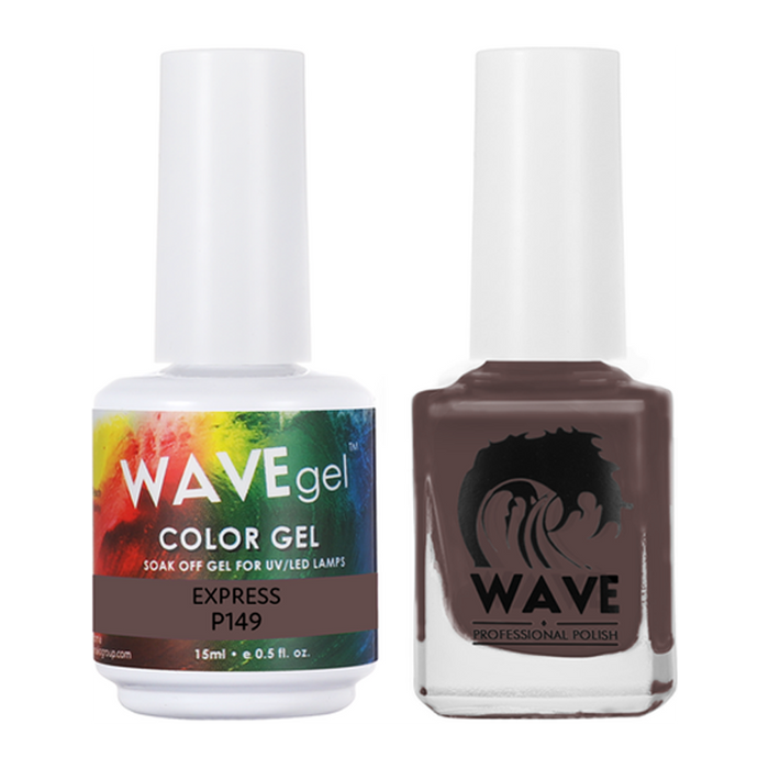 Wave Gel Nail Lacquer + Gel Polish, Simplicity Collection, 149, Express, 0.5oz