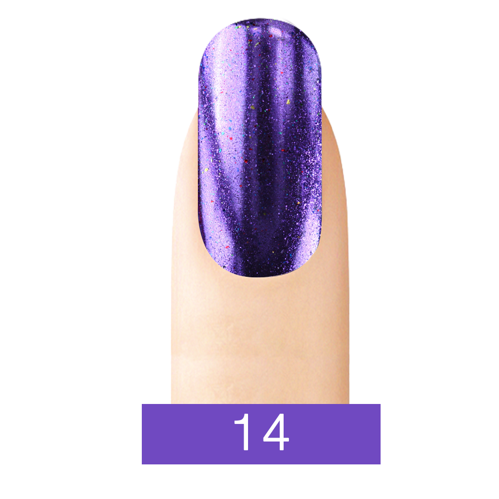 Cre8tion Chrome Nail Art Effect, 14, Purple, 1g KK0912