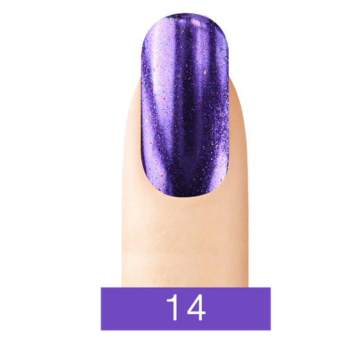 Cre8tion Chrome Nail Art Effect, 14, Purple, 1g KK0912