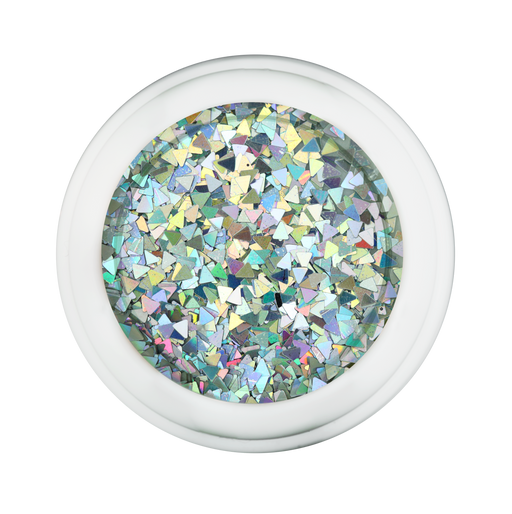 Cre8tion Nail Art Designed Confetti Glitter, 014, Triangle 2mm, Holo, 0.5oz, 1101-0455 BB
