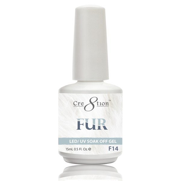 Cre8tion Fur Gel Polish, FUR14, 0916-0523, 0.5oz KK0725