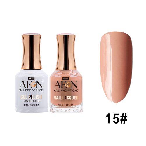 AEON  Gel Polish + Nail Lacquer, 015, Rooney, 0.5oz OK0326LK