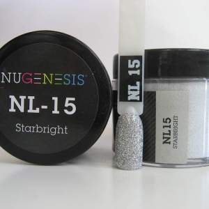 Nugenesis Dipping Powder, NL 015, Starbright, 2oz MH1005
