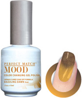 LeChat Mood Perfect Match Color Changing Gel Polish, MPMG15, Dazzling Dawn, 0.5oz KK0823 BB