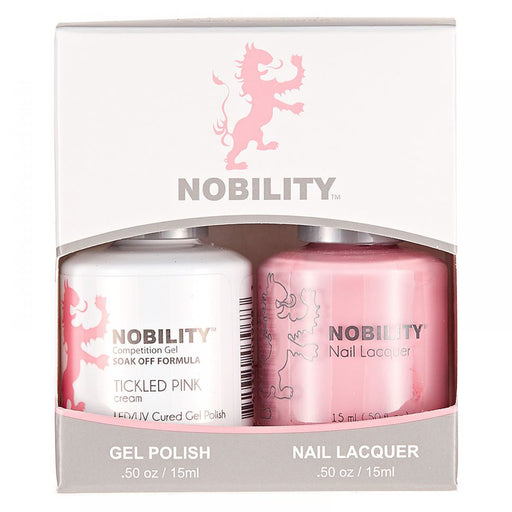 LeChat Nobility Gel & Polish Duo, NBCS150, Tickled Pink, 0.5oz KK