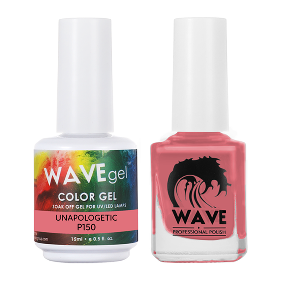 Wave Gel Nail Lacquer + Gel Polish, Simplicity Collection, 150, Unapologetic, 0.5oz