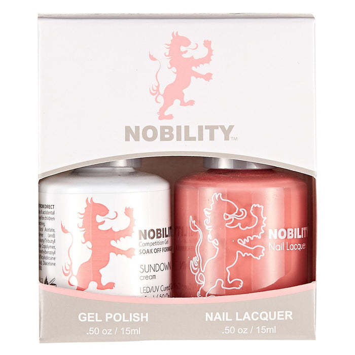 LeChat Nobility Gel & Polish Duo, NBCS151, Sundown, 0.5oz KK