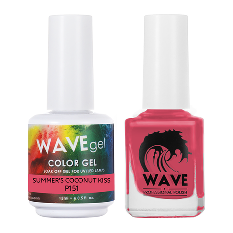 Wave Gel Nail Lacquer + Gel Polish, Simplicity Collection, 151, Unapologetic, 0.5oz