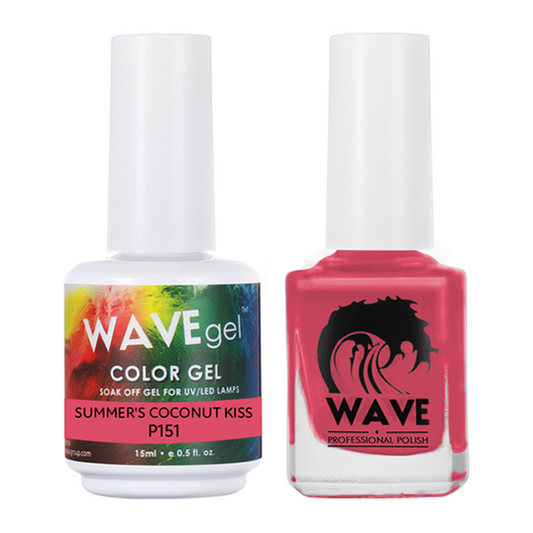 Wave Gel Nail Lacquer + Gel Polish, Simplicity Collection, 151, Unapologetic, 0.5oz