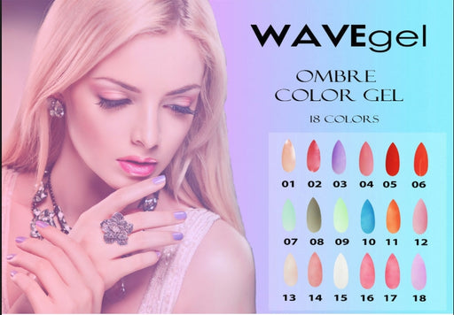 Wave Gel Ombre Gel Polish, 0.5oz, Full line of 18 colors (From 01 to 18) KK0927
