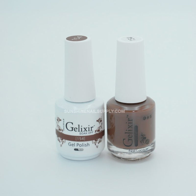 Gelixir Nail Lacquer And Gel Polish, 154, 0.5oz