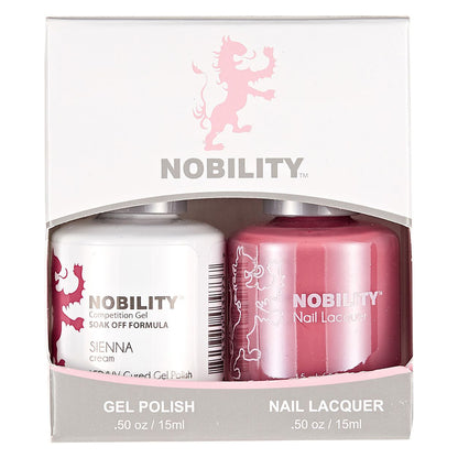 LeChat Nobility Gel & Polish Duo, NBCS155, Sienna, 0.5oz KK