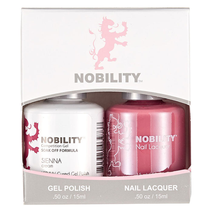 LeChat Nobility Gel & Polish Duo, NBCS155, Sienna, 0.5oz KK