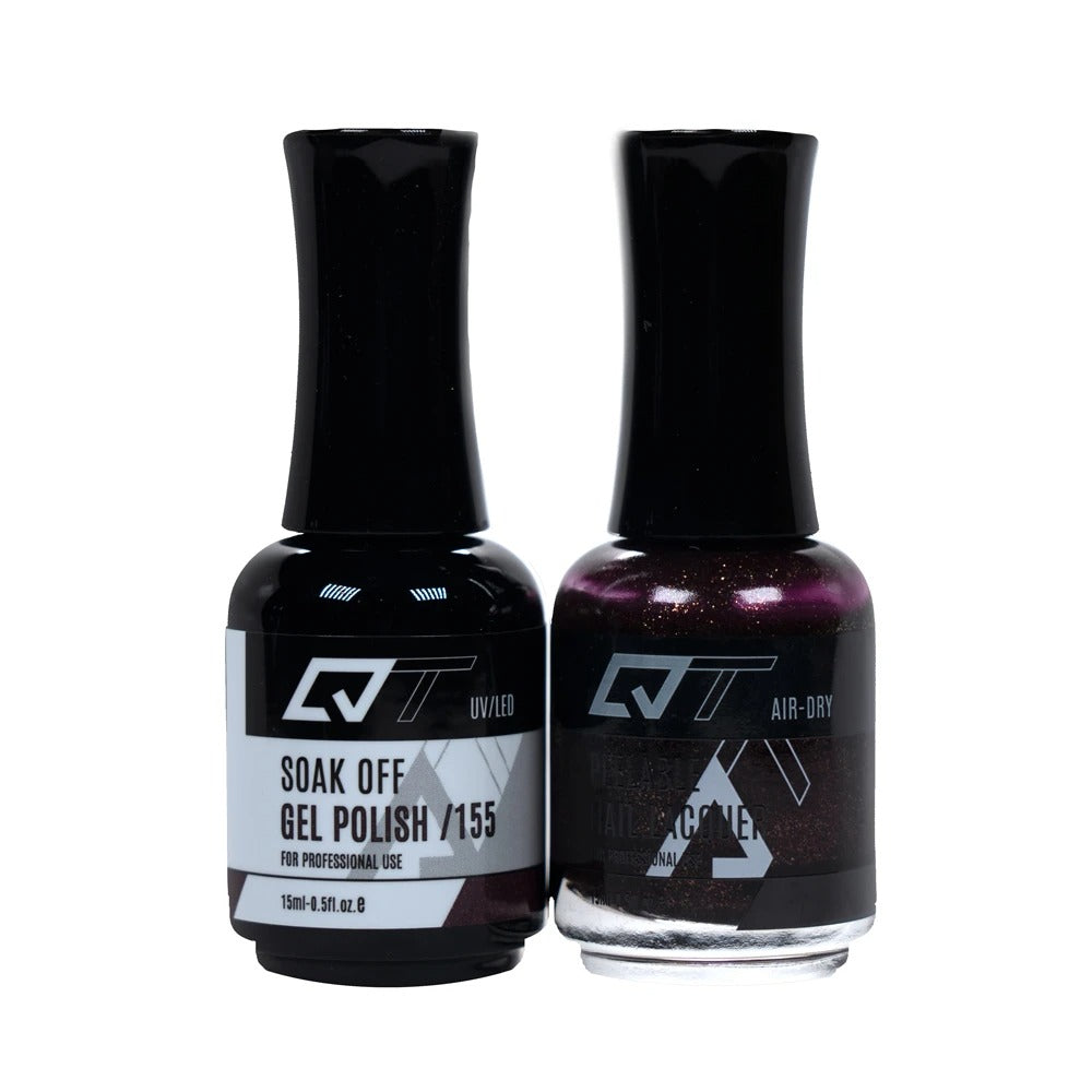 QT Gel Polish + Nail Lacquer, 155, 0.5oz OK1001VD