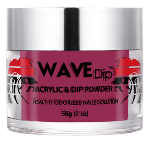 Wave Gel Acrylic/Dipping Powder, Simplicity Collection, 155, Red All Over, 2oz