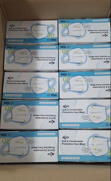 K111 Disposable Protective Face Mask, CASE, 40boxes/case OK0327VD