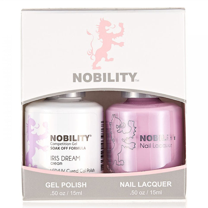 LeChat Nobility Gel & Polish Duo, NBCS158, Iris Dream, 0.5oz KK