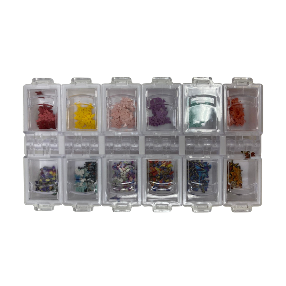 Airtouch Nail Art Paper, Butterfly Collection Set, 12 designs/box OK0827LK