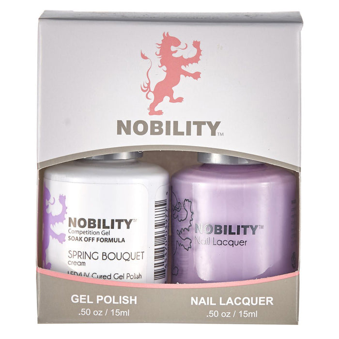LeChat Nobility Gel & Polish Duo, NBCS159, Spring Bouquet, 0.5oz KK