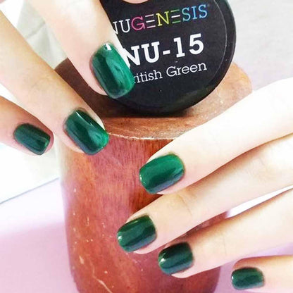 Nugenesis Dipping Powder, NU 015, British Green, 2oz MH1005